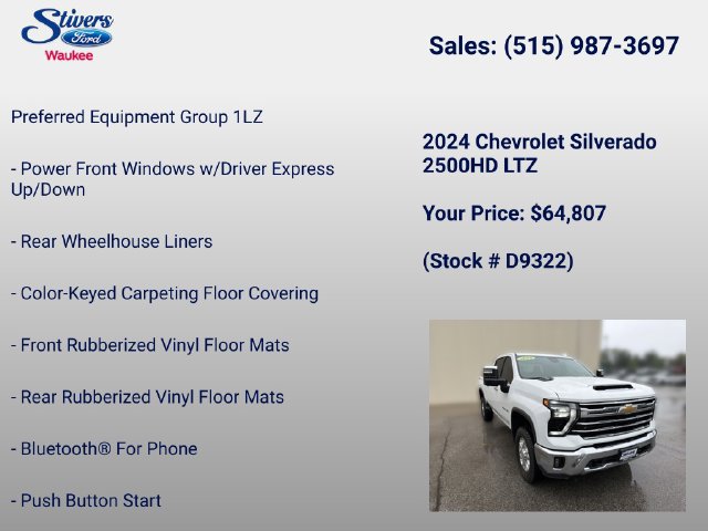 Used 2024 Chevrolet Silverado 2500 LTZ AWD/4WD image 16