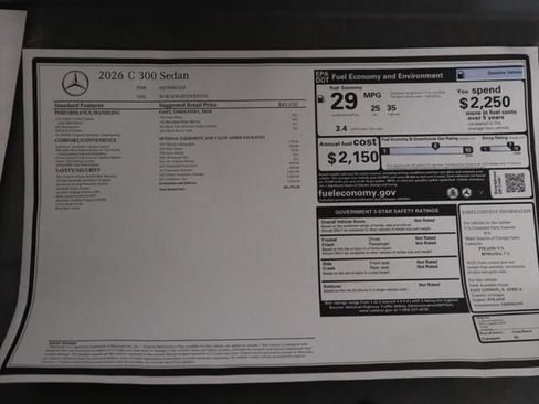 New 2026 Mercedes-Benz C 300 Sedan image 9