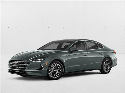 Used 2021 Hyundai Sonata Blue FWD image 1