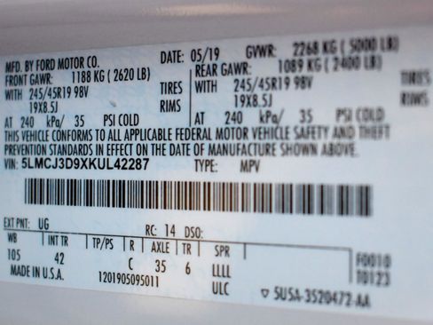 Used 2019 Lincoln MKC Reserve w/ MKC Climate Package image 52