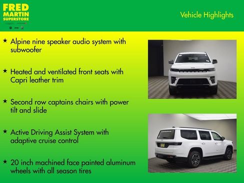 New 2026 Jeep Grand Wagoneer 4WD w/ HD Trailer Tow Package image 14