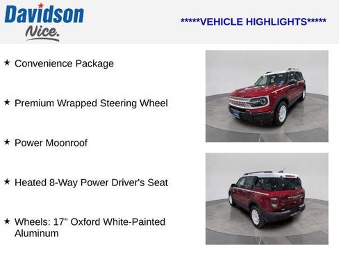 Certified 2025 Ford Bronco Sport Heritage w/ Convenience Package image 4