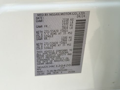 Used 2024 Nissan Murano SL FWD image 20