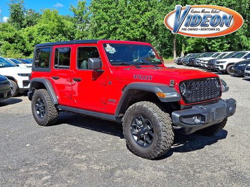 Certified 2025 Jeep Wrangler Unlimited Sport S 4xe AWD/4WD image 1