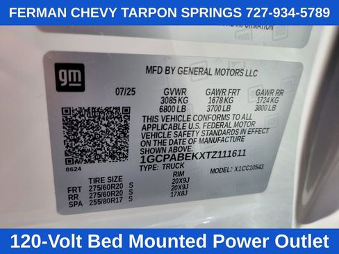 New 2026 Chevrolet Silverado 1500 Custom w/ Turbomax Blackout Package image 23