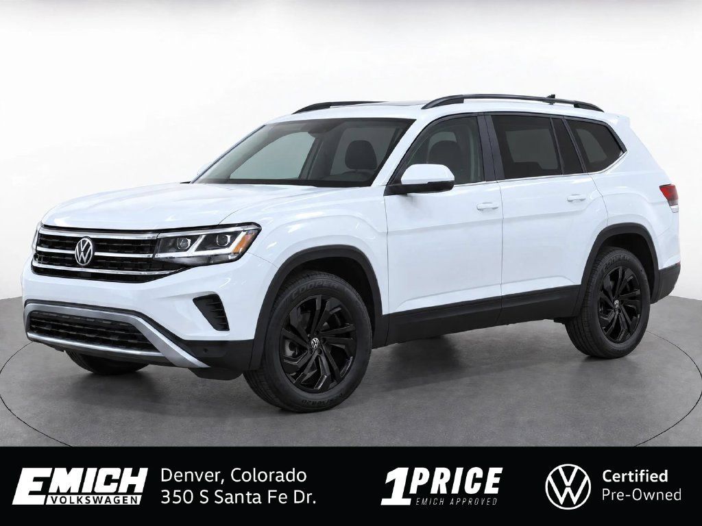 Used 2023 Volkswagen Atlas SE w/ Black Wheel Package AWD/4WD 360° Tour