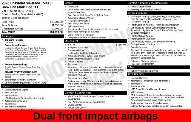 Used 2026 Chevrolet Silverado 1500 LT AWD/4WD image 51