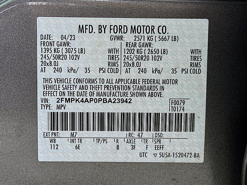 Used 2023 Ford Edge ST w/ Equipment Group 401A AWD/4WD image 31