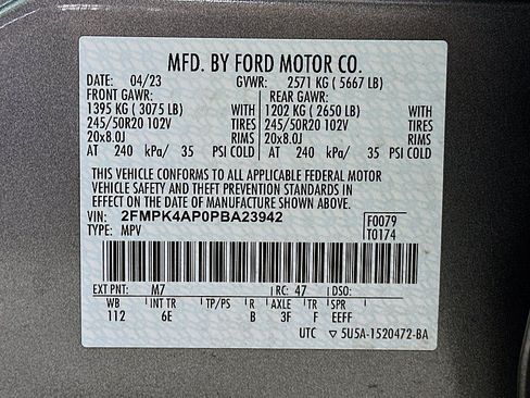 Used 2023 Ford Edge ST w/ Equipment Group 401A AWD/4WD image 31