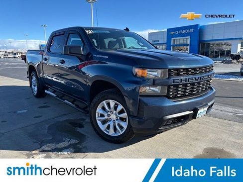 Certified 2021 Chevrolet Silverado 1500 Custom w/ Safety Confidence Package image 1