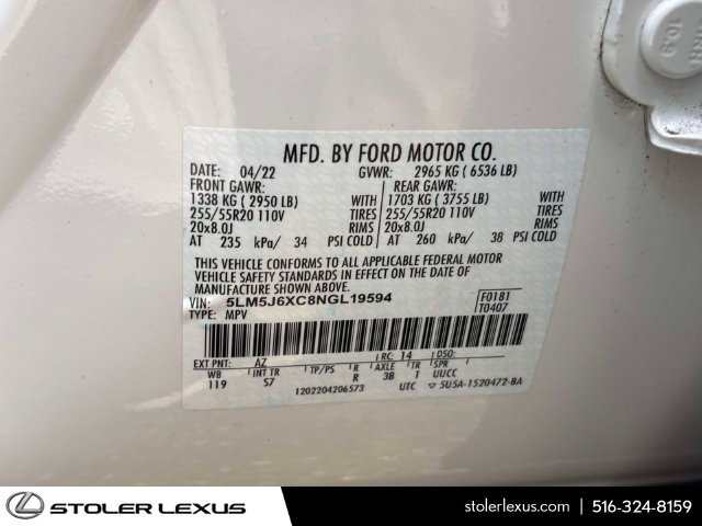 Used 2022 Lincoln Aviator AWD w/ Premium Package image 40