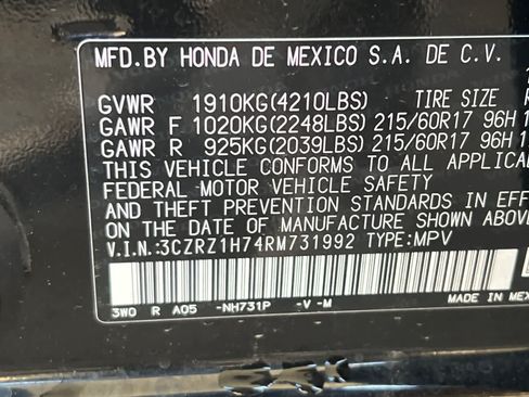 Used 2024 Honda HR-V EX-L image 36