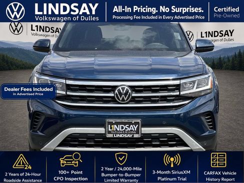 Certified 2021 Volkswagen Atlas Cross Sport SE AWD/4WD image 3