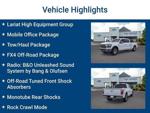 New 2025 Ford F150 Lariat w/ Equipment Group 502A High image 3