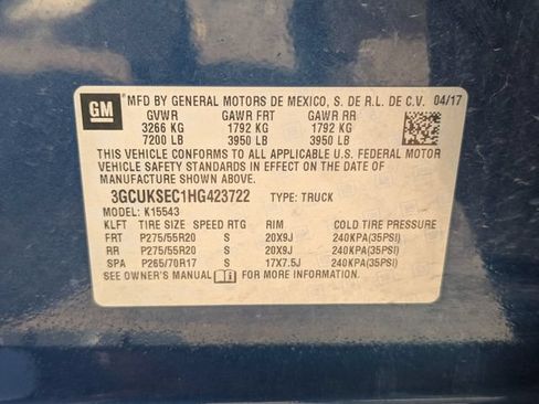 Used 2017 Chevrolet Silverado 1500 LTZ w/ High Desert Package AWD/4WD image 28