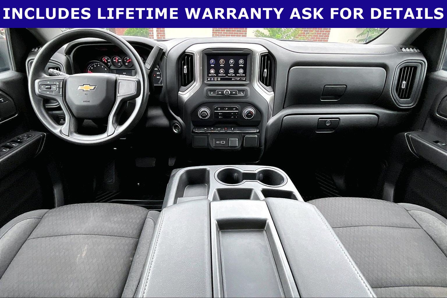 Used 2024 Chevrolet Silverado 1500 Custom w/ Turbomax Blackout Package AWD/4WD image 12