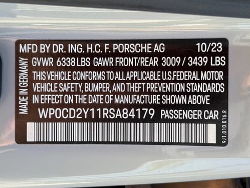 Certified 2024 Porsche Taycan GTS AWD/4WD image 39