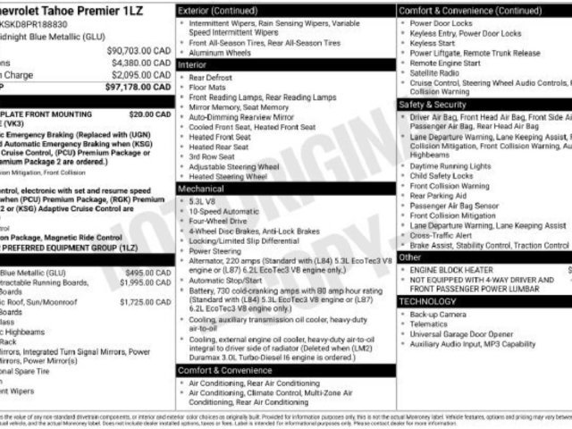 Used 2023 Chevrolet Tahoe Premier AWD/4WD image 61