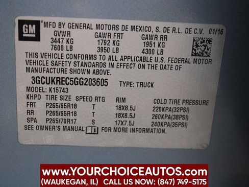 Used 2016 Chevrolet Silverado 1500 LT w/ Max Trailering Package image 33