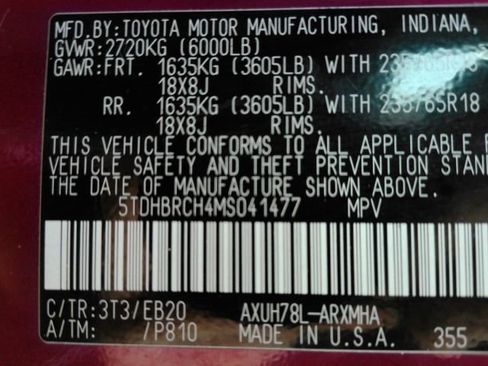 Used 2021 Toyota Highlander XLE image 61