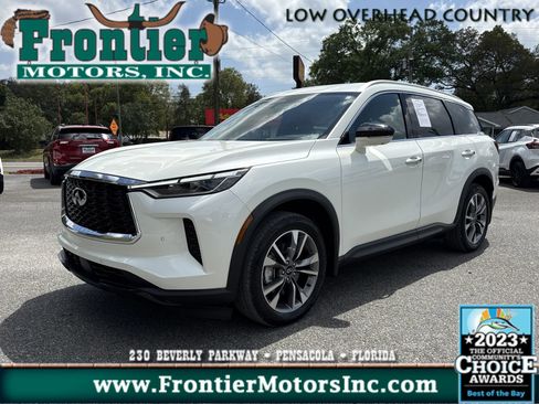 Used 2023 INFINITI QX60 Luxe w/ Cargo Package FWD image 1