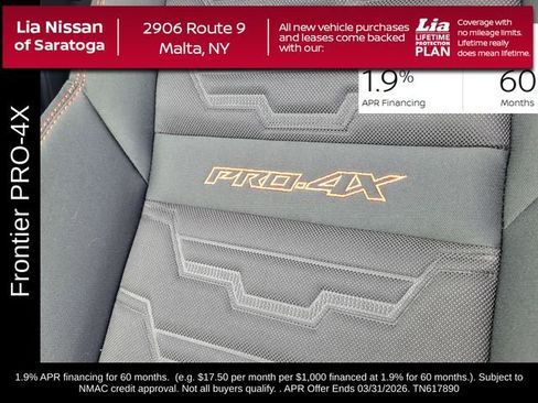 New 2026 Nissan Frontier PRO-4X w/ Pro-4x Convenience Package image 17