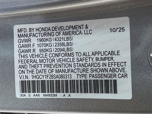 Used 2025 Honda Accord LX image 28