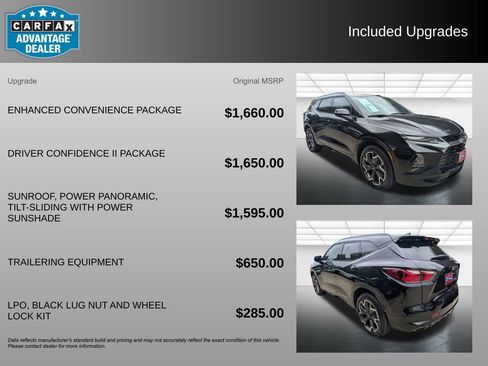 Used 2022 Chevrolet Blazer RS w/ Enhanced Convenience Package FWD image 3