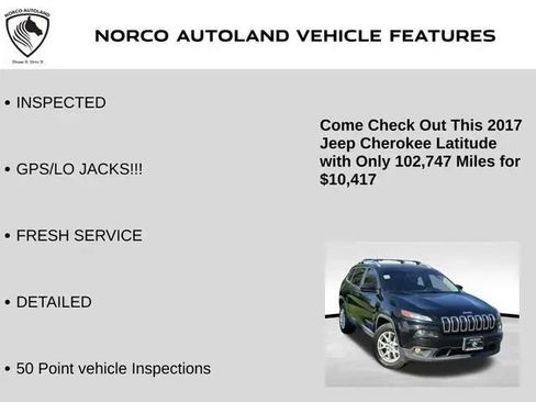Used 2017 Jeep Cherokee Latitude AWD/4WD image 7
