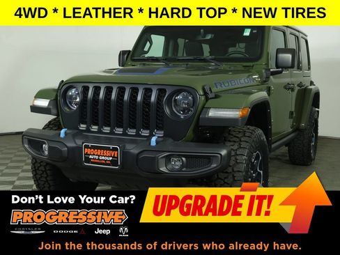 Used 2023 Jeep Wrangler Unlimited Rubicon 4xe w/ Cold Weather Group AWD/4WD image 1