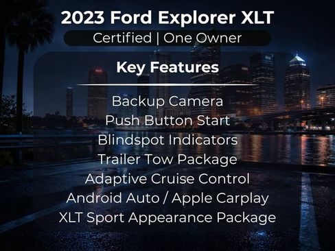Certified 2023 Ford Explorer XLT w/ Equipment Group 202A RWD image 13