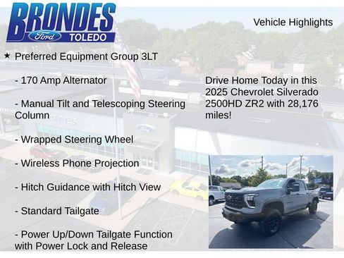 Used 2025 Chevrolet Silverado 2500 ZR2 w/ ZR2 Bison Edition AWD/4WD image 27