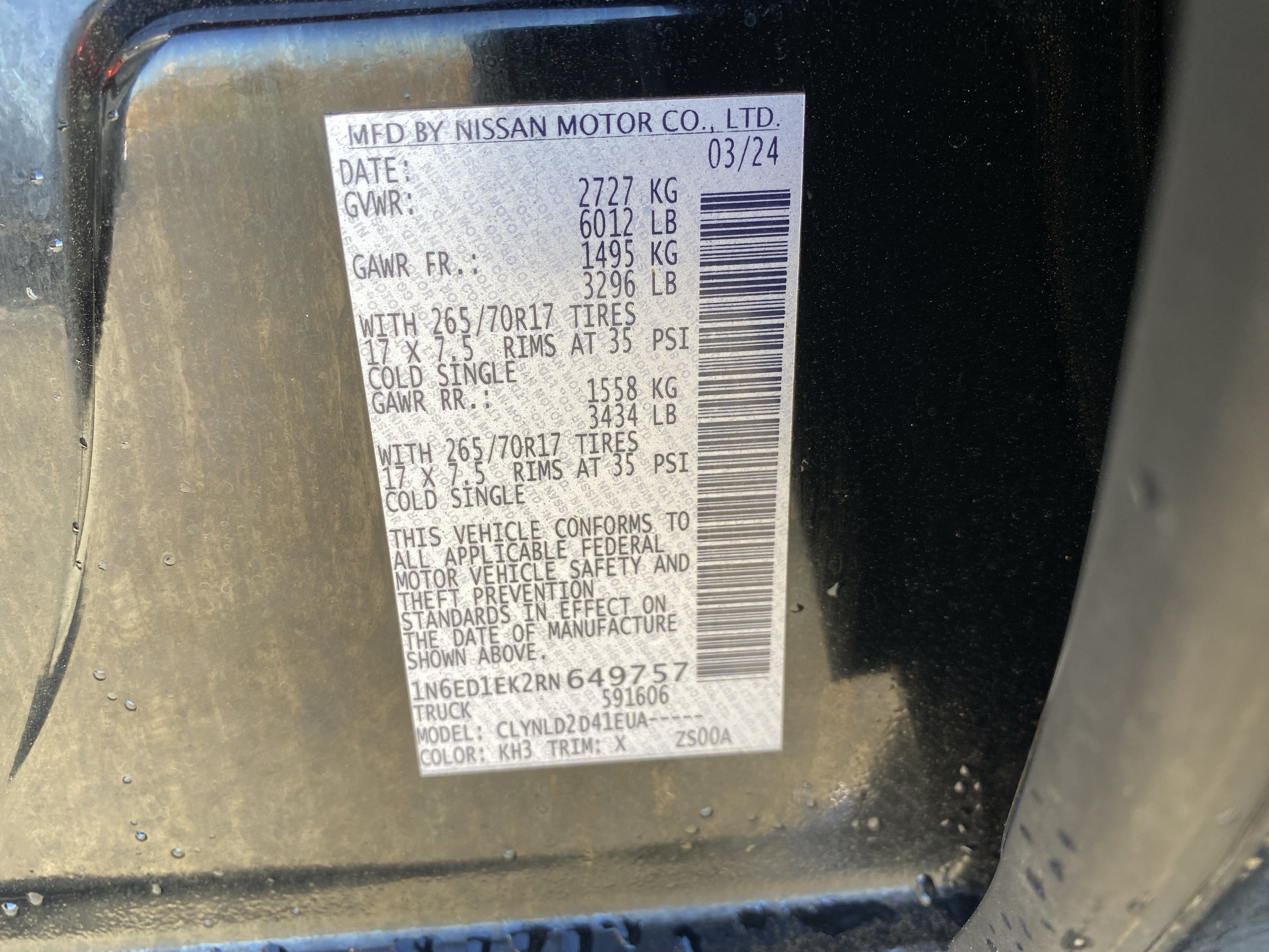 Used 2024 Nissan Frontier PRO-4X AWD/4WD image 33