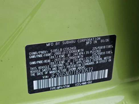 New 2026 Subaru Crosstrek 2.5i Limited AWD/4WD image 40