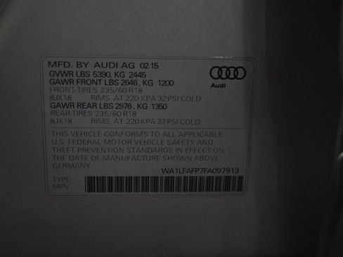 Used 2015 Audi Q5 2.0T Premium Plus w/ Technology Package image 36