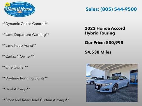 Used 2022 Honda Accord Touring image 7