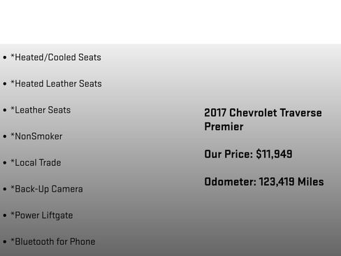 Used 2017 Chevrolet Traverse Premier image 26