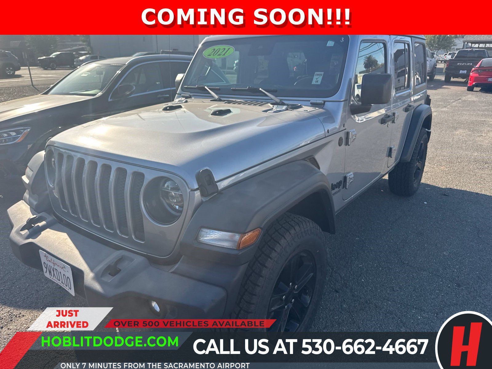Used 2021 Jeep Wrangler Unlimited Sport AWD/4WD image 1