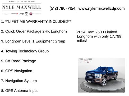 Used 2024 RAM 2500 Limited w/ Towing Technology Group image 12