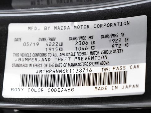 Used 2019 MAZDA MAZDA3 AWD Hatchback w/ Premium Pkg image 67