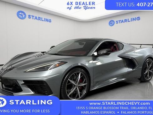 Certified 2022 Chevrolet Corvette Stingray Premium Cpe w/ Z51 Performance Package RWD image 1