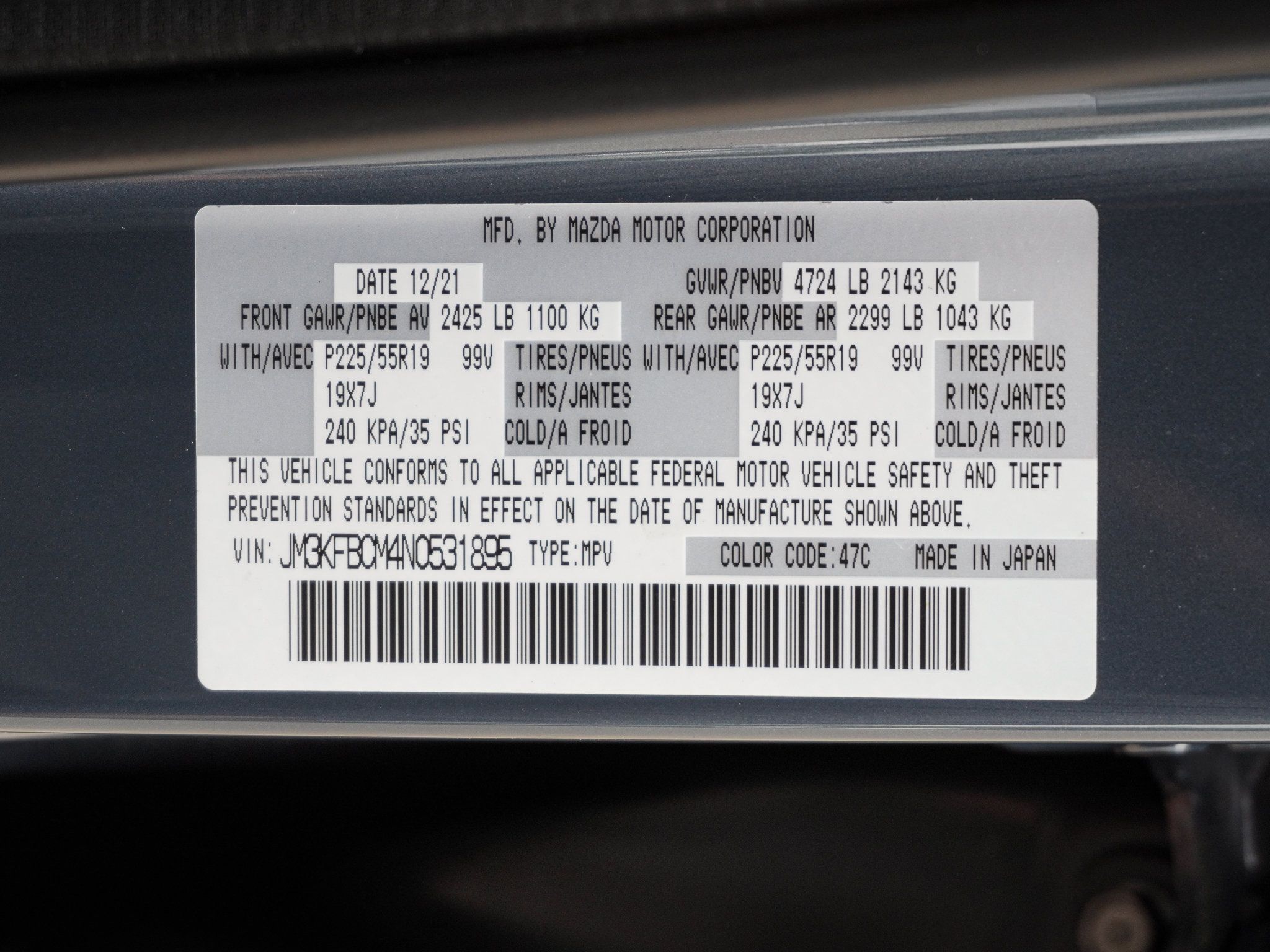 Used 2022 MAZDA CX-5 Carbon Edition AWD/4WD image 37