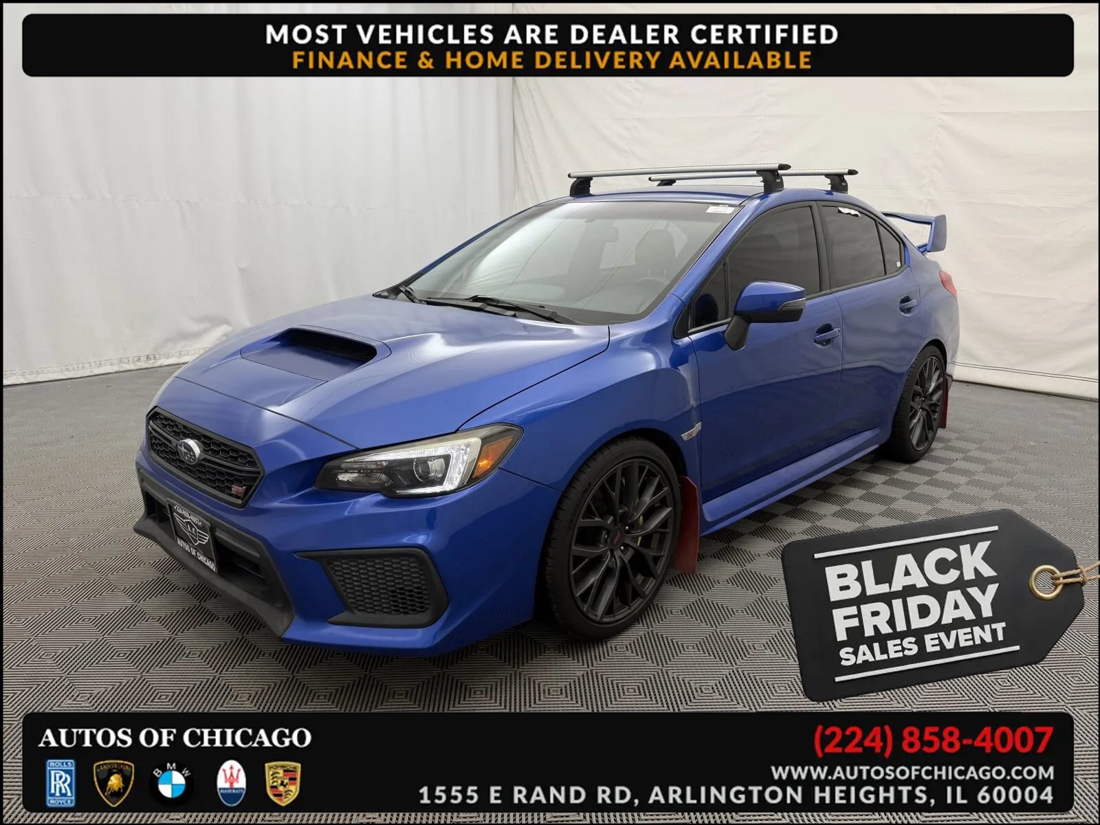 Used 2018 Subaru WRX STI AWD/4WD image 1