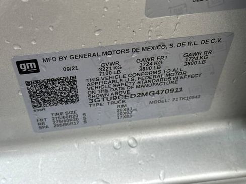 Used 2021 GMC Sierra 1500 Elevation image 56