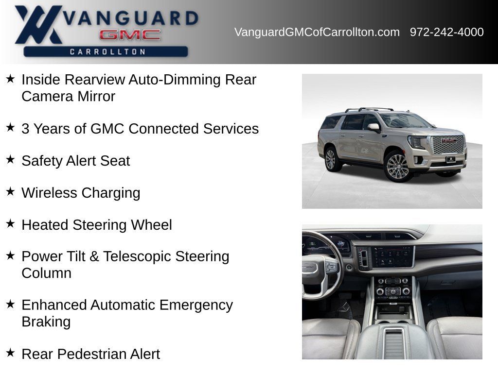 Used 2022 GMC Yukon XL Denali w/ Denali Premium Package AWD/4WD image 30