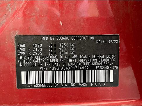 Used 2023 Subaru Impreza 2.0i Sport image 30