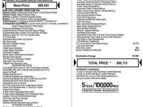 Used 2024 RAM 3500 Laramie image 8