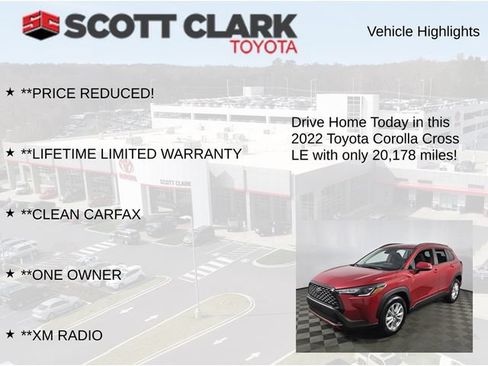 Used 2022 Toyota Corolla Cross LE FWD image 12