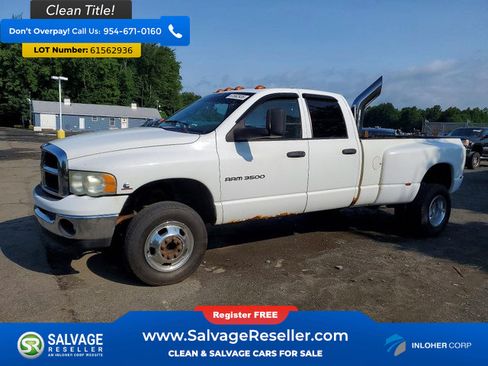 Used 2004 Dodge Ram 3500 Truck SLT w/ Trailer Tow Group AWD/4WD image 1
