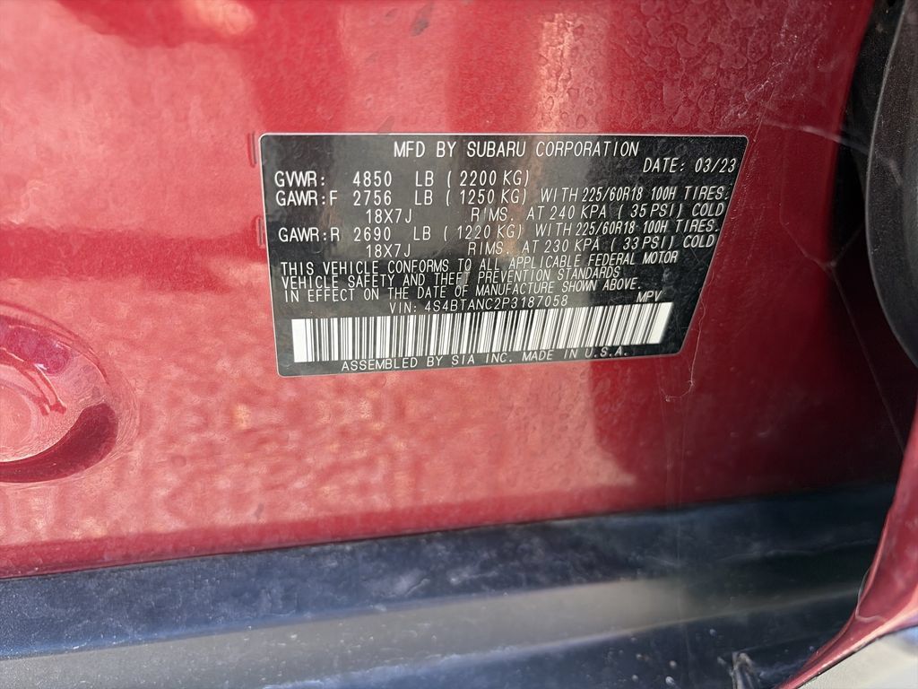 Used 2023 Subaru Outback Limited AWD/4WD image 35